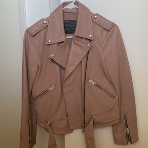 All Saints Balfern Leather Biker Jacket